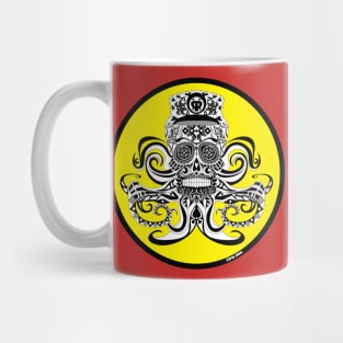 crazy captain pirate of death ecopop Mug